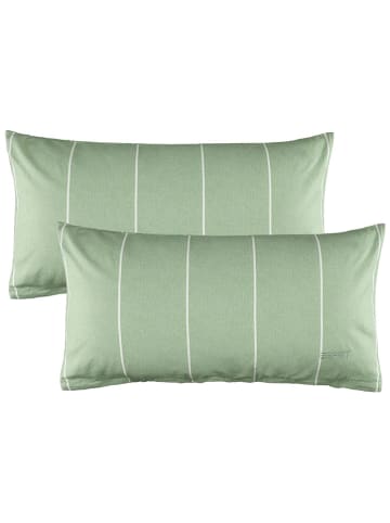 ESPRIT 2-delige set: renforcé kussenhoezen "E-Harp" lichtgroen