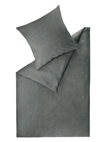 ESPRIT Renforcé beddengoedset "Harp" antraciet