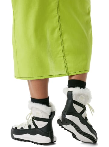 Sorel Leren winterboots "Ona Rmx Glacy Plus" crème/zwart