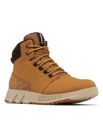 Sorel Leren winterboots "Mac Hill Lite Mid Plus" lichtbruin