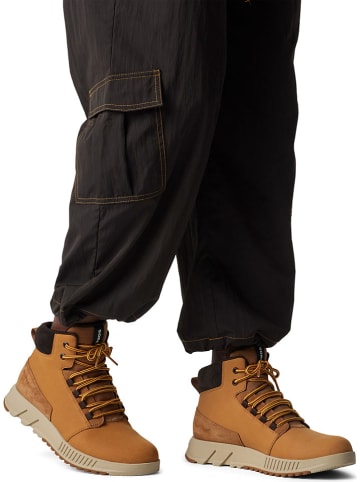Sorel Leren winterboots "Mac Hill Lite Mid Plus" lichtbruin