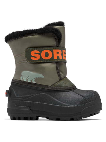 Sorel Winterboots "Snow Commander" in Grau/ Schwarz/ Orange