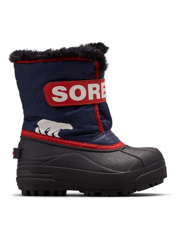 Sorel Winterboots "Snow Commander" in Schwarz/ Rot