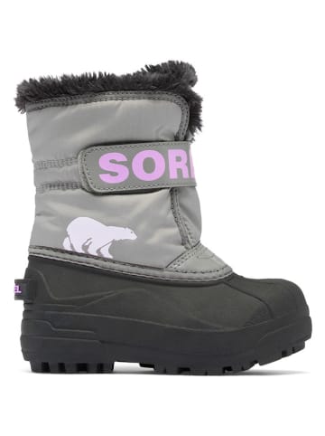 Sorel Botki zimowe "Snow Commander" w kolorze szarym