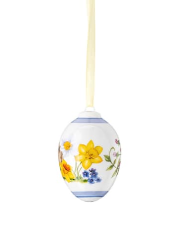 Rosenthal Dekoanhänger in Weiß/ Bunt - (L)6,5 cm