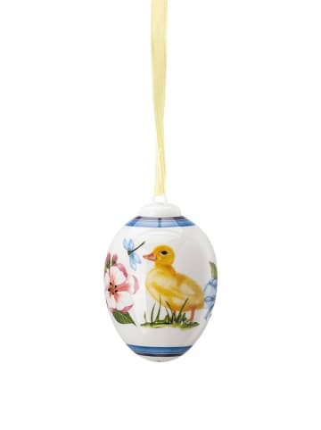 Rosenthal Dekoanhänger in Weiß/ Bunt - (L)6,5 cm