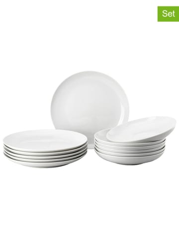 Rosenthal 12tlg. Tafelservice ''Cucina'' in Weiß