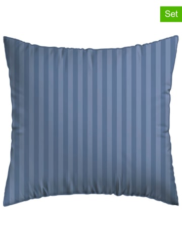 CXL by Christian Lacroix 2er-Set: Satin-Kissenbezüge in Blau