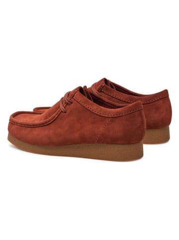 Clarks Leren mocassins "Wallabee" lichtbruin