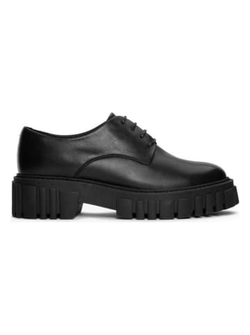 Clarks Leder-Schnürschuhe "Page Walk" in Schwarz
