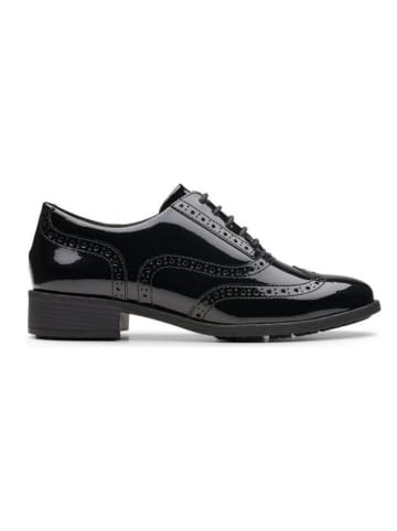 Clarks Skórzane trzewiki "Havisham" w kolorze czarnym