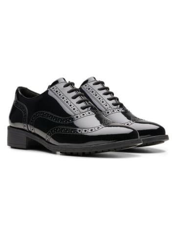 Clarks Skórzane trzewiki "Havisham" w kolorze czarnym