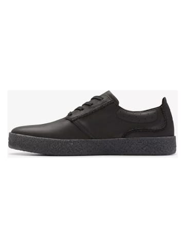 Clarks Leren sneakers "Street hill Lace" zwart