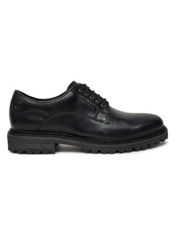 Clarks Leder-Schnürschuhe "Clarkridge" in Schwarz