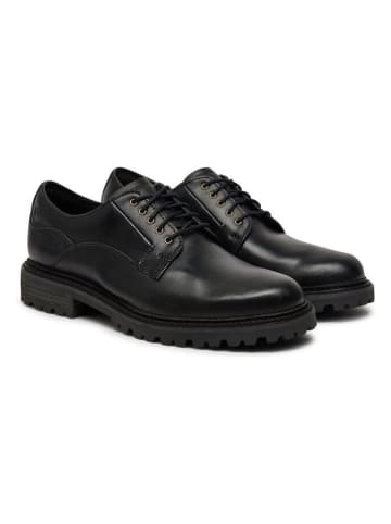Clarks Skórzane trzewiki "Clarkridge" w kolorze czarnym