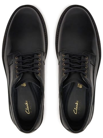 Clarks Skórzane trzewiki "Clarkridge" w kolorze czarnym