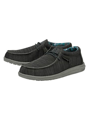 Hey Dude Slipper "Wally Sox" in Anthrazit