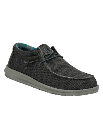 Hey Dude Slipper "Wally Sox" in Anthrazit