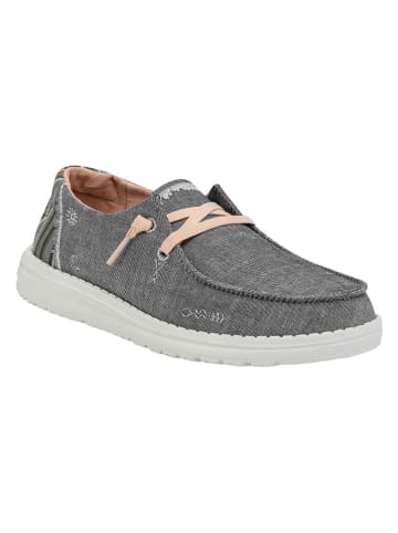 Hey Dude Slipper "Wendy Boho" in Grau