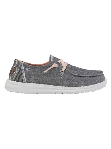 Hey Dude Slipper "Wendy Boho" in Grau