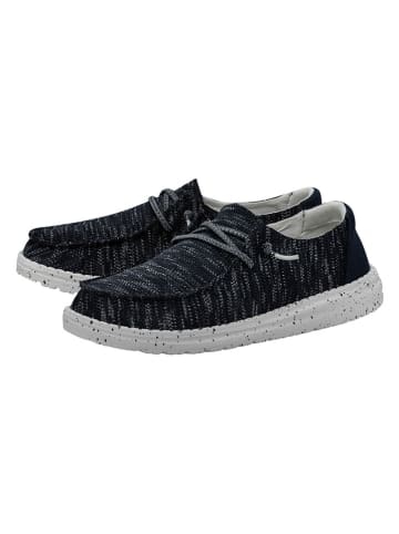 Hey Dude Slipper "Wendy Sox" in Dunkelblau
