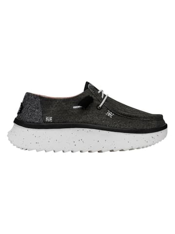 Hey Dude Slipper "Wendy Peak Chambray" in Schwarz
