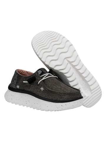 Hey Dude Instappers "Wendy Peak Chambray" zwart