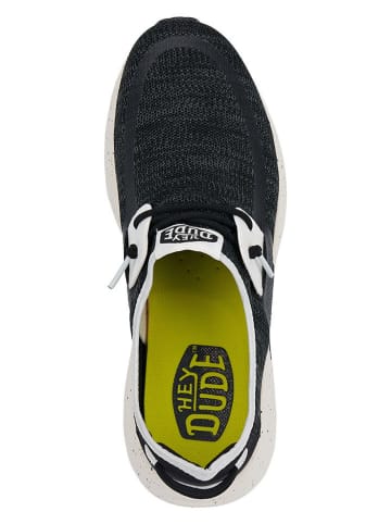 Hey Dude Slipper "Sirocco Sport" in Schwarz