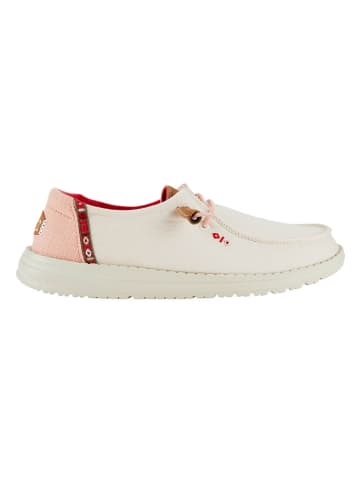 Hey Dude Instappers "Wendy Chambray Boho" crème