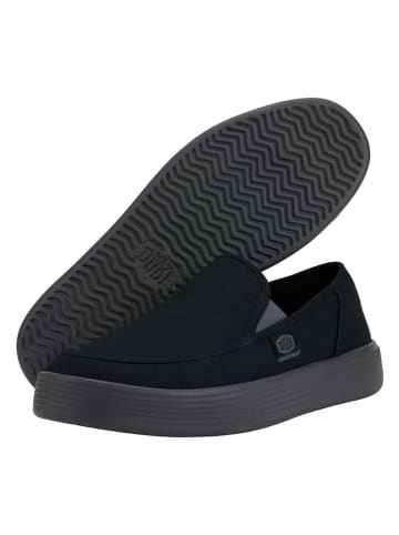 Hey Dude Slipper "Sunapee" in Schwarz