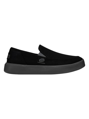 Hey Dude Slipper "Sunapee" in Schwarz