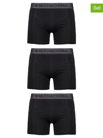 Muchachomalo 3er-Set Boxershorts in Schwarz