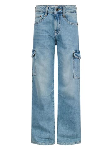 Retour Spijkerbroek "Stanley" - wide leg - blauw
