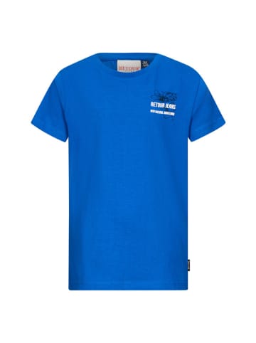Retour Shirt "Nathan" blauw