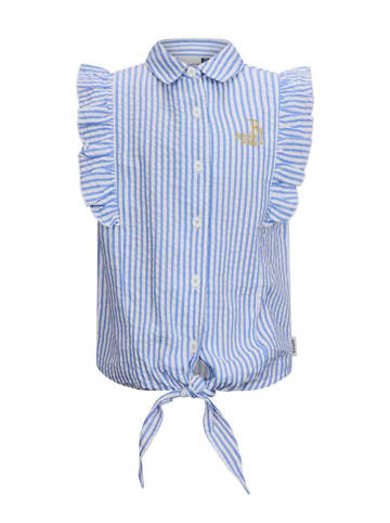Retour Blouse "Gitta" lichtblauw