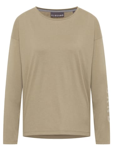 ELBSAND Longsleeve "Pina" in Beige