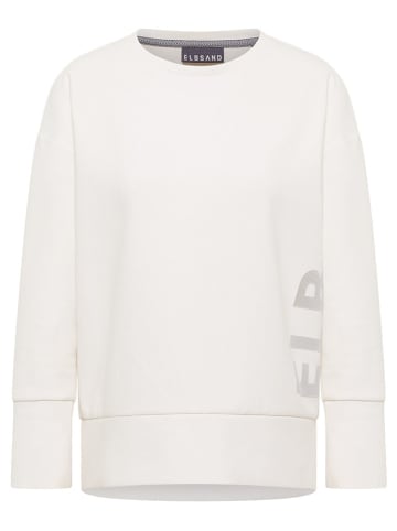 ELBSAND Sweatshirt "Josune" in Weiß