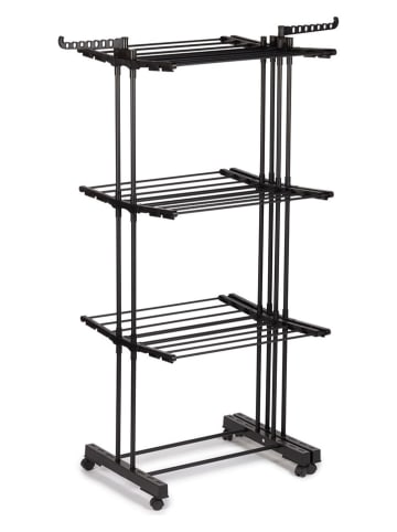 Vitapur Suszarka "Duo" w kolorze czarnym na ubrania - 134 x 170 x 65 cm
