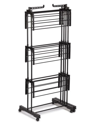 Vitapur Suszarka "Duo" w kolorze czarnym na ubrania - 134 x 170 x 65 cm