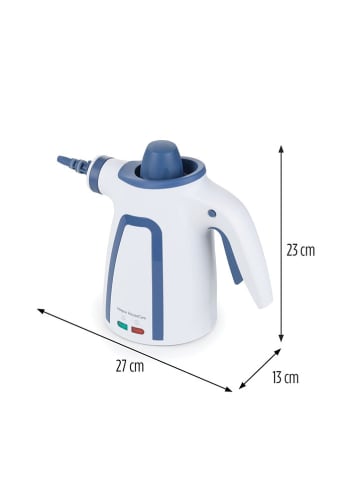 Vitapur Stoomapparaat "Vitapur" wit/blauw - (B)13 x (H)23 x (D)27 cm