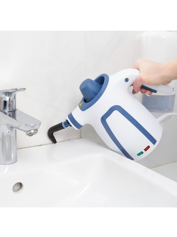 Vitapur Dampfreiniger ''Vitapur'' in Weiß/ Blau - (B)13 x (H)23 x (T)27 cm