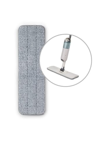 Vitapur 4er-Set: Sprühwischer-Bezüge in Grau - (L)31,5 x (B)12 cm