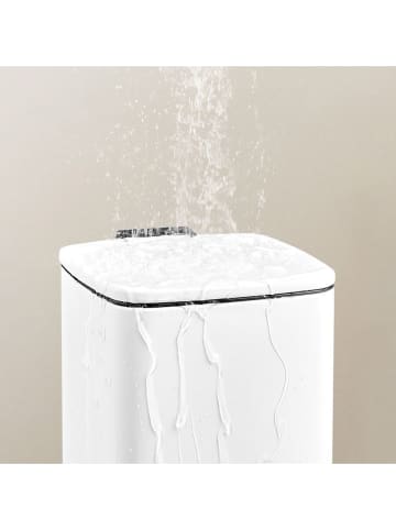 Vitapur Mülleimer ''SquareSingle'' in Weiß - 6 l