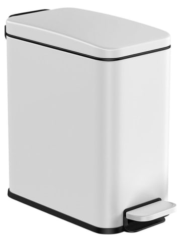 Vitapur Mülleimer ''SquareSingle'' in Weiß - 10 l