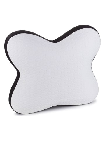 Vitapur Kopfkissen ''Butterfly'' in Weiß/ Grau - (B)54 x (H)13,5 x (T)45 cm