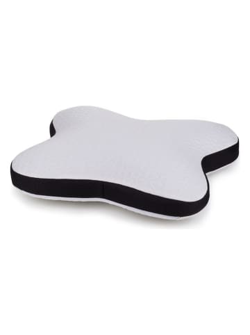 Vitapur Kopfkissen ''Butterfly'' in Weiß/ Grau - (B)54 x (H)13,5 x (T)45 cm