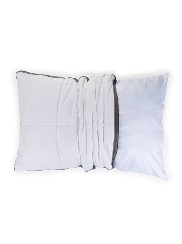 Vitapur Poduszka ''Premium'' w kolorze biało-szarym - 70 x 21 x 50 cm