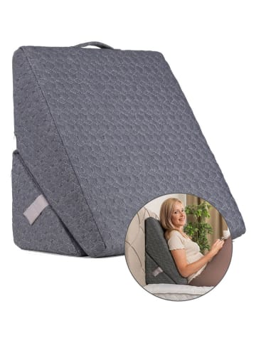 Vitapur Leeskussen "Vitaspine" grijs - (B)54,5 x (H)55 x (D)33 cm