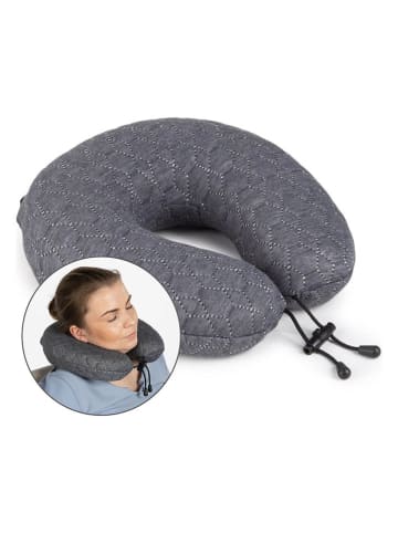 Vitapur Reisekissen ''Vitaspine'' in Grau - (B)29 x (H)9 x (T)28 cm