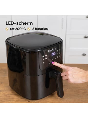 ROSMARINO Heißluftfritteuse ''Infinity XL'' in Schwarz - 5 l